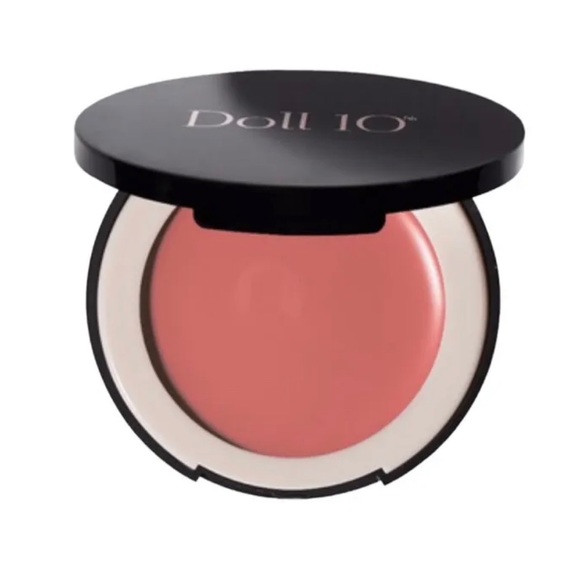 Doll 10 cosmetic bundle. Lip stick, cream blush, foundation, makeup sponge - Picture 6 of 9